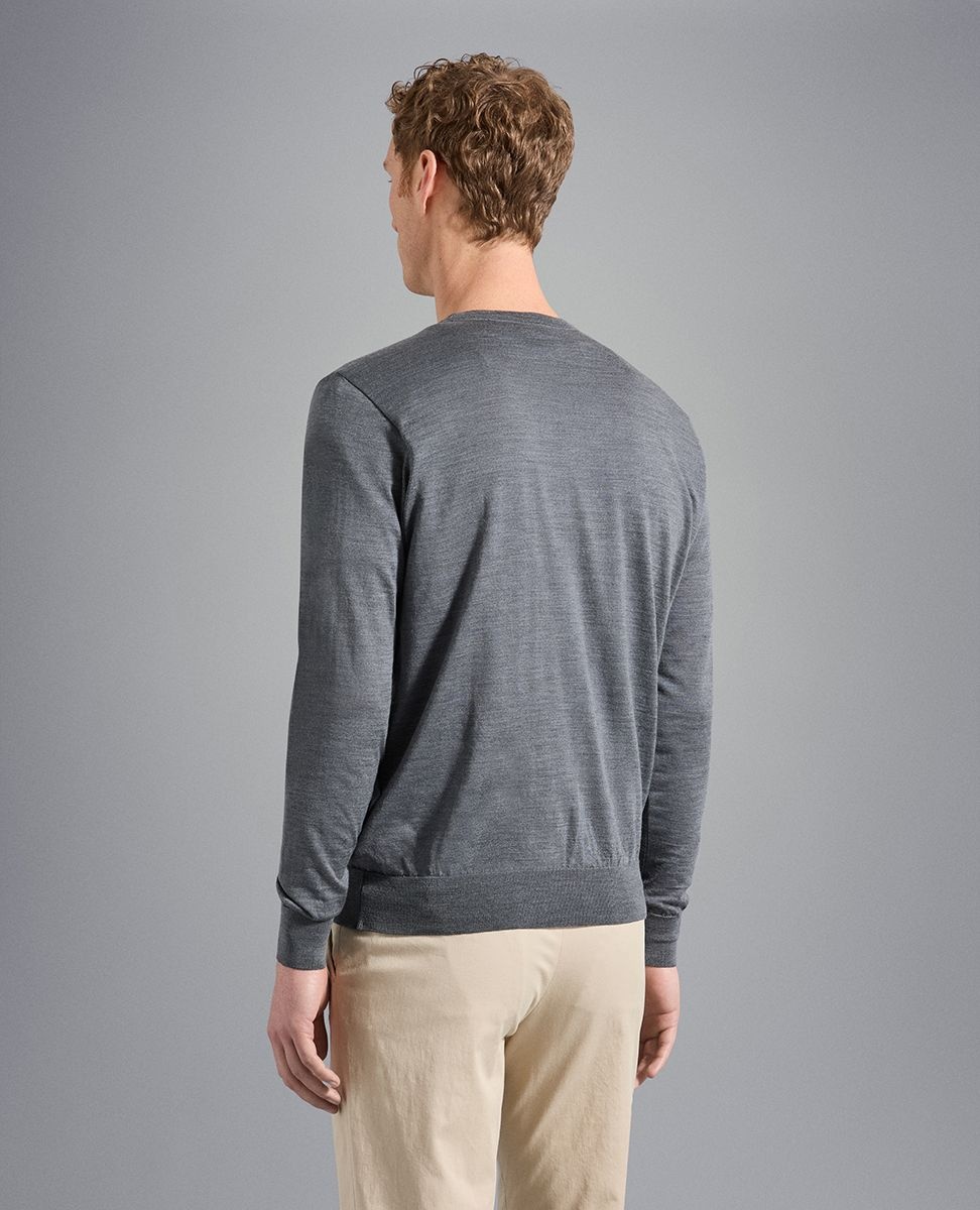 Winter Summer Merino wool extra-fine crew neck - 4