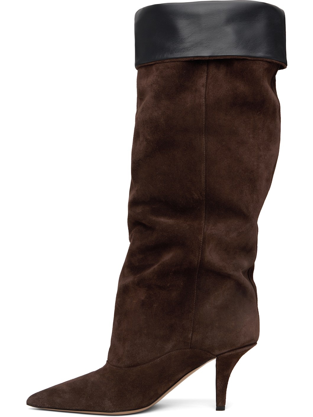 Brown Ines Reverse Midcalf 75 Tall Boots - 3