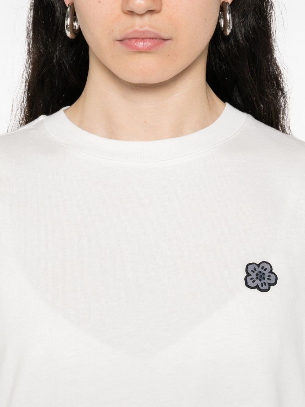 Boke Flower flower-embellished cotton T-shirt - 5