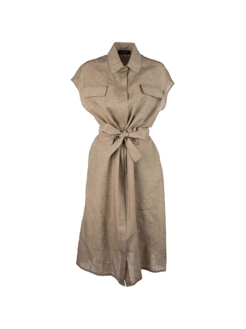 Abiti belted-detail midi dress 1