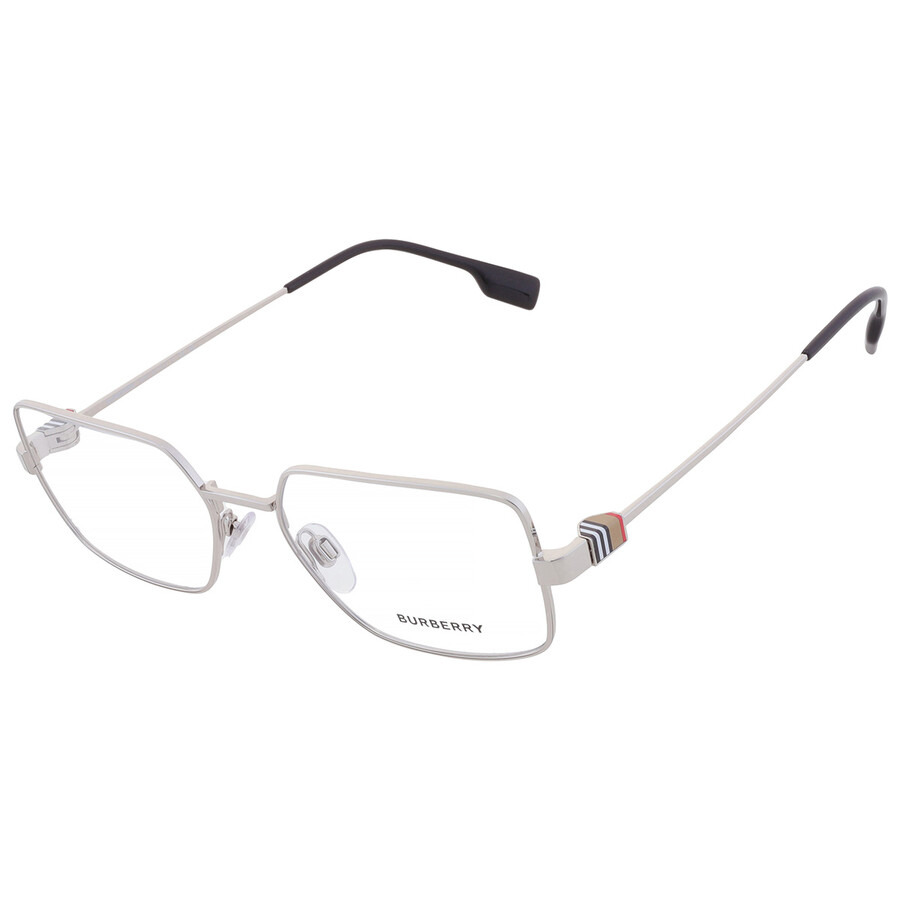 Burberry Demo Rectangular Men's Eyeglasses BE1380 1005 54 - 3