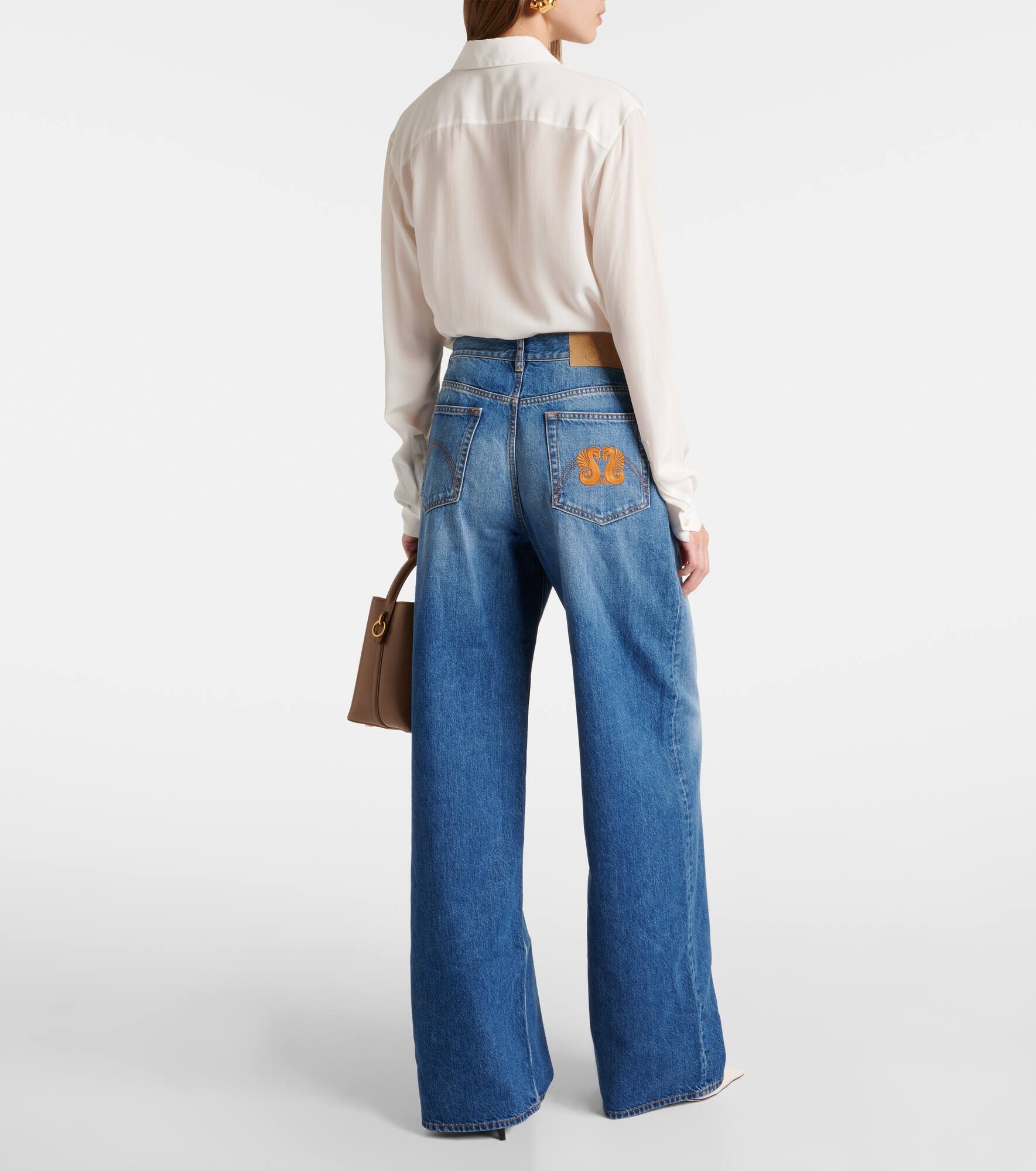 Java high-rise wide-leg jeans - 3