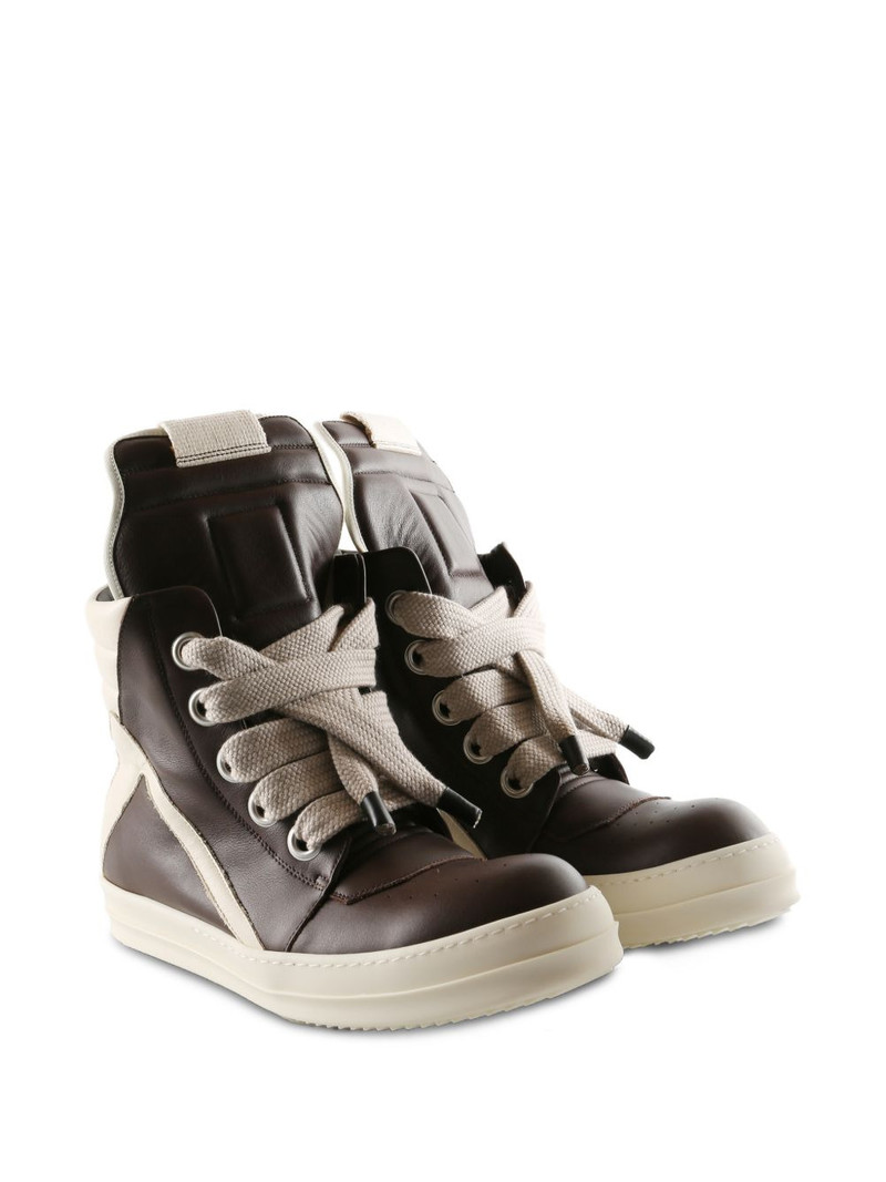 Rick Owens Jumbolace Geobasket high-top sneakers outlook