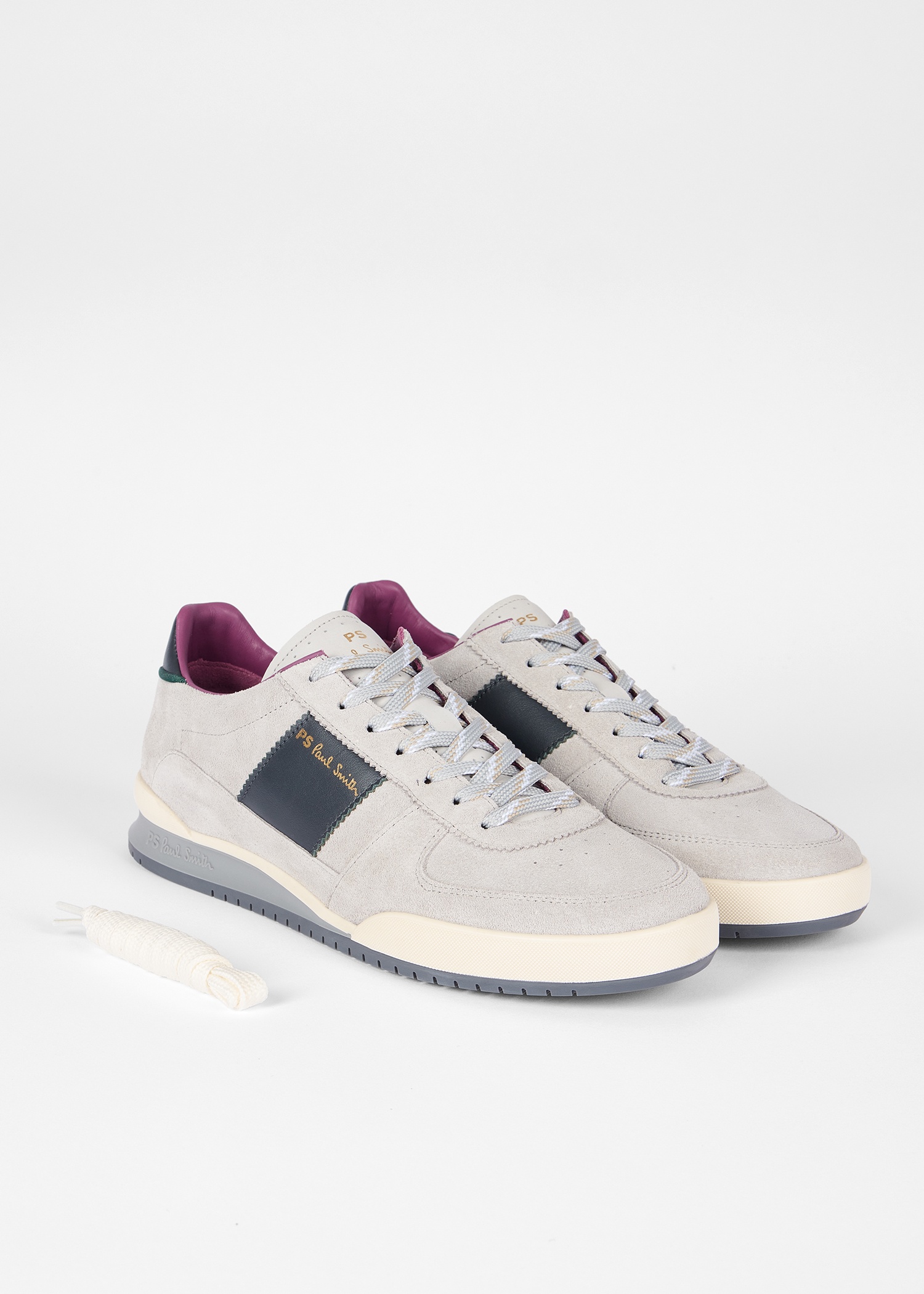 Light Grey Suede 'Rye' Trainers - 4