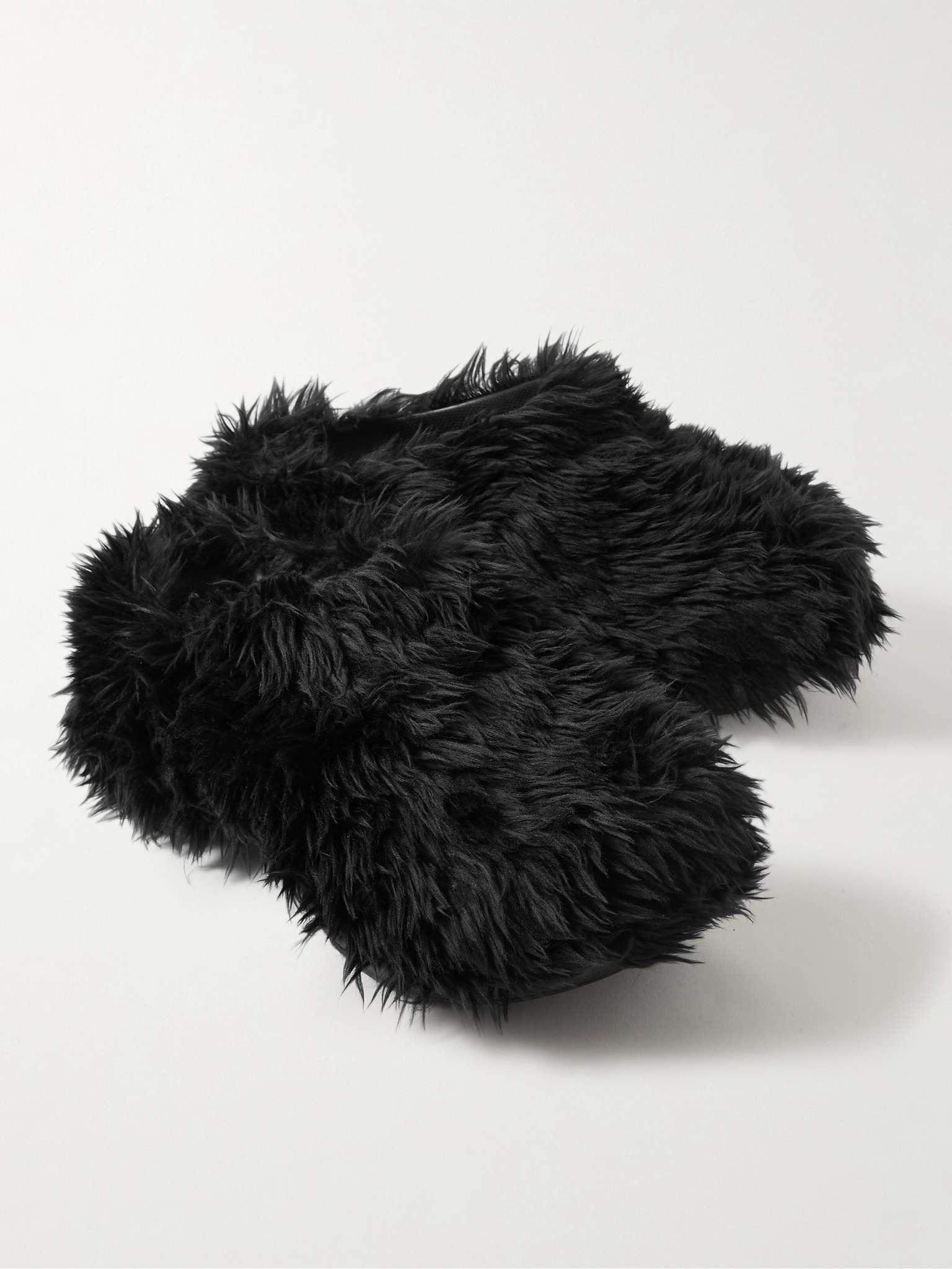BALENCIAGA CROCS MULE EVA FAKE FUR