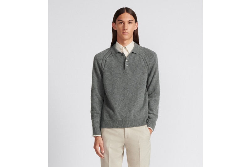 Dior Icons Long-Sleeved Polo Shirt 4