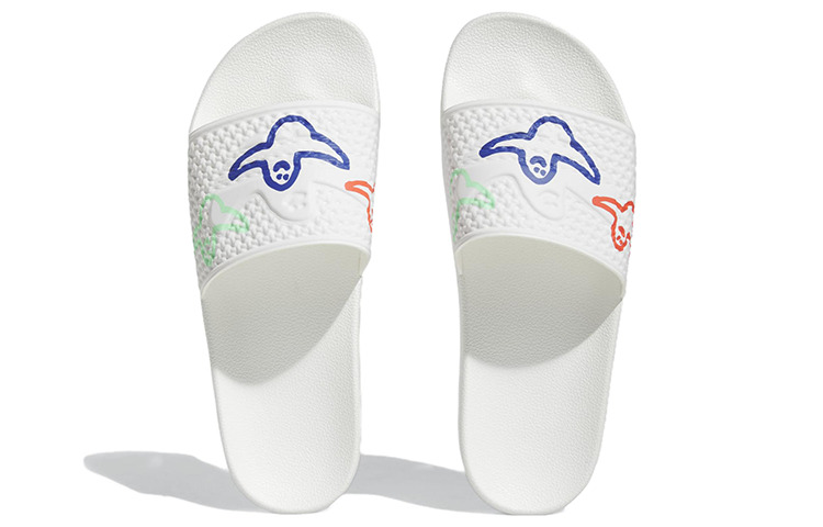 adidas Shmoofoil Slides 'Cloud White Red Pulse Mint' HQ2034 - 6