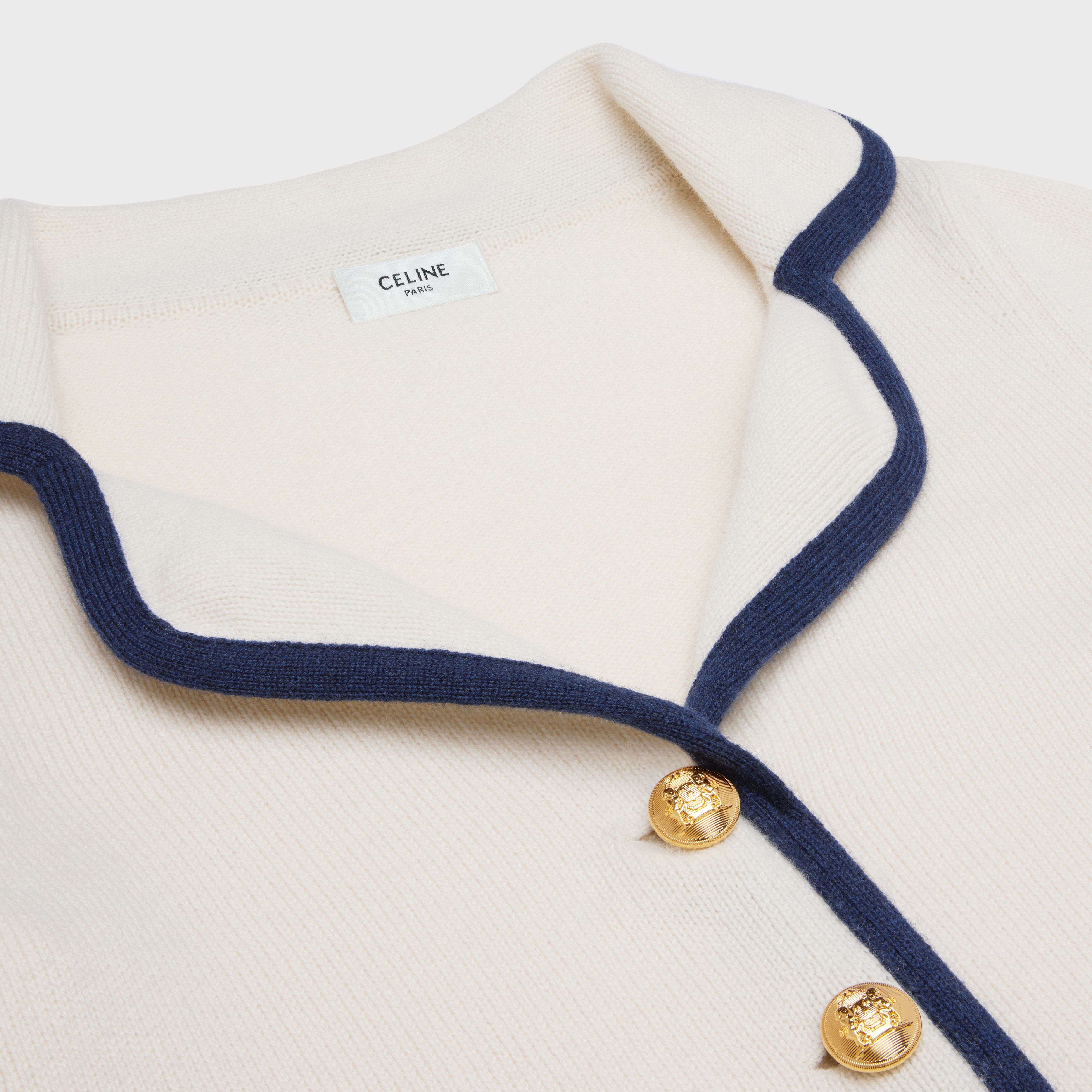 cardigan jacket in heritage cashmere - 3