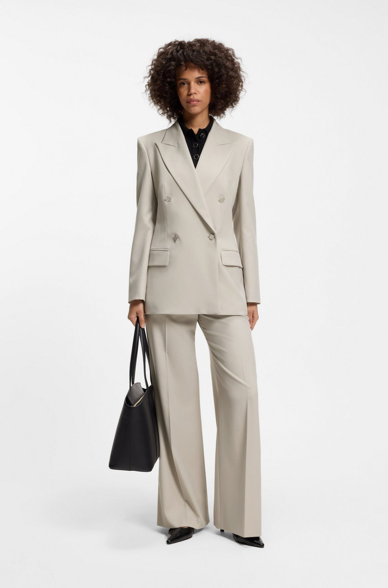 HUGO RELAXED-FIT BLAZER WITH DOUBLE-BREASTED CLOSURE outlook