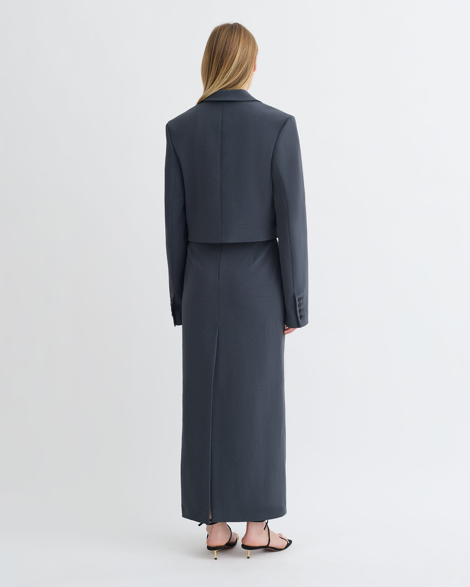 Paper Jersey Midi Skirt - 3