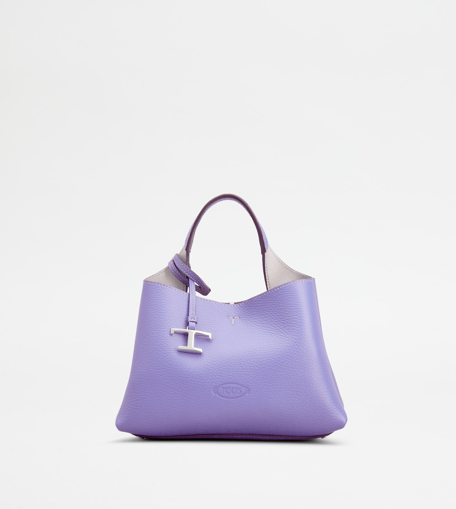 BAG IN LEATHER MICRO - VIOLET - 1