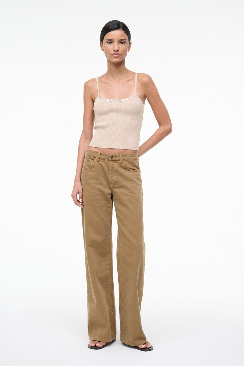 STAUD STAUD SOLEIL TANK FAWN outlook