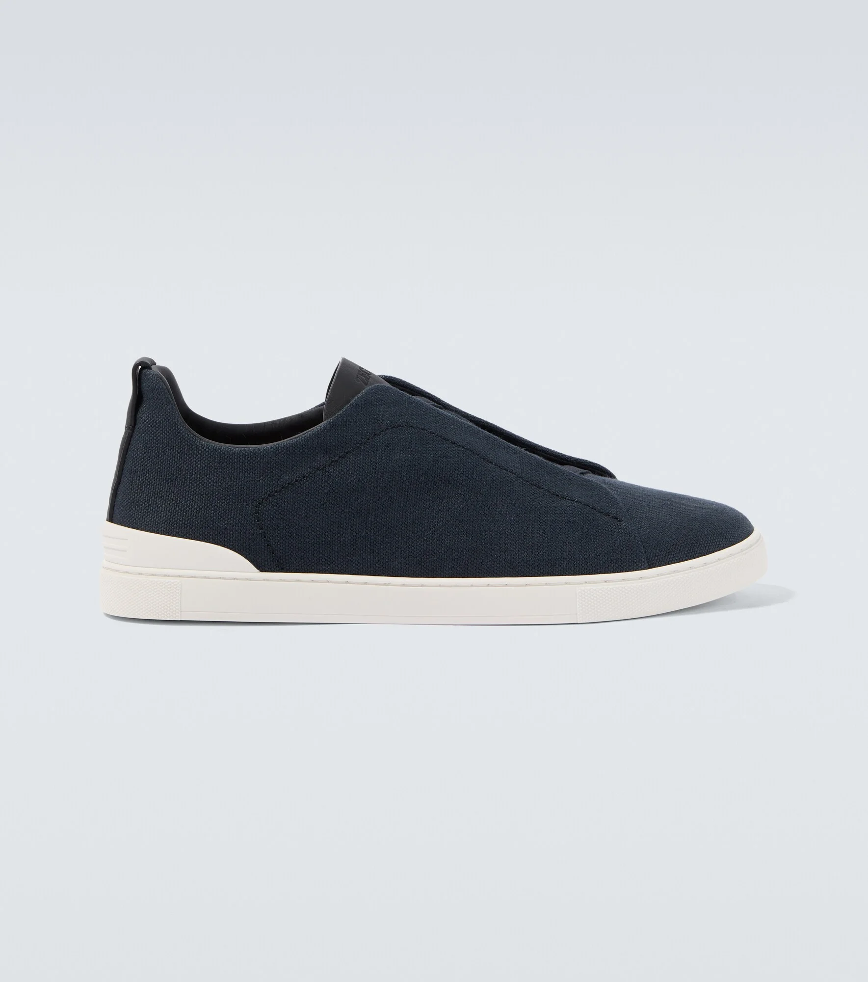 Triple Stitch canvas slip-on sneakers - 1