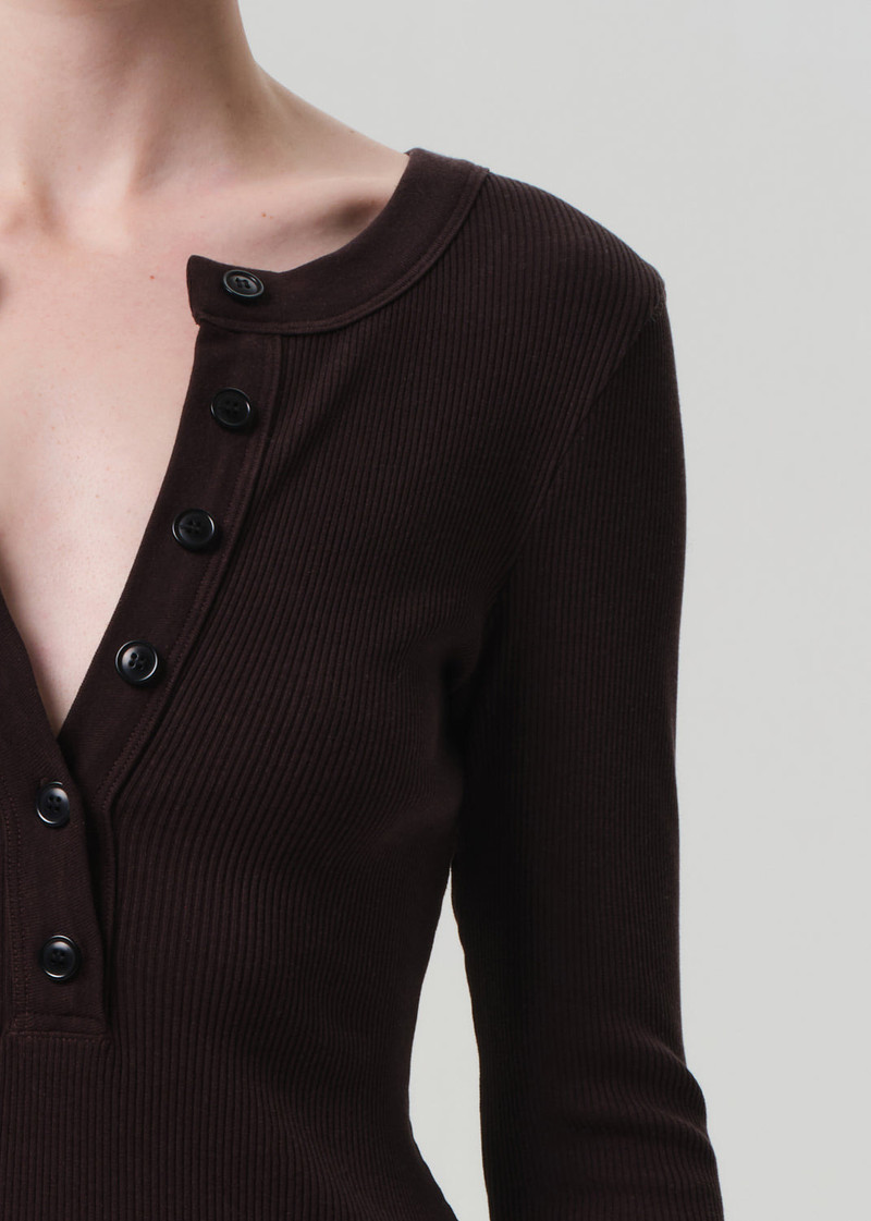 Nali Mini Dress In Chocolate 6