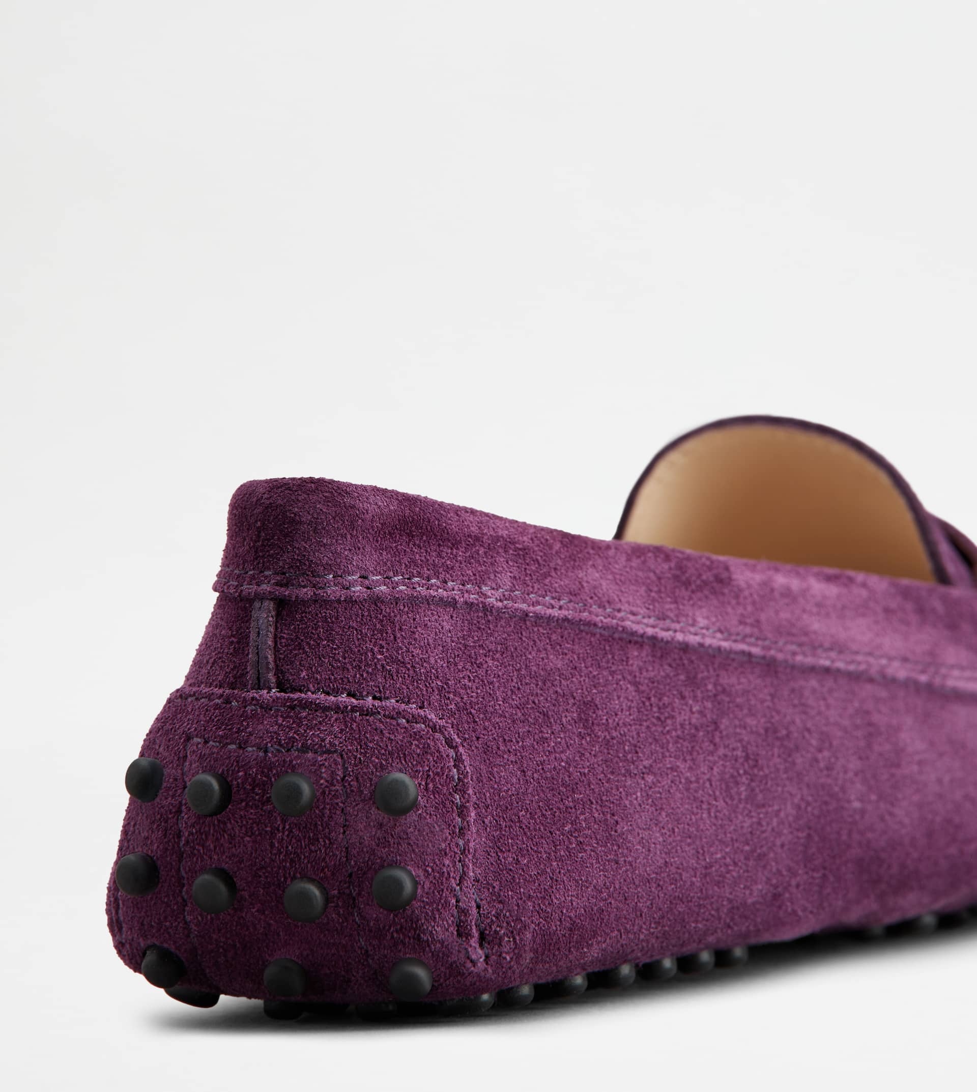 GOMMINO DRIVING SHOES IN SUEDE - VIOLET - 5