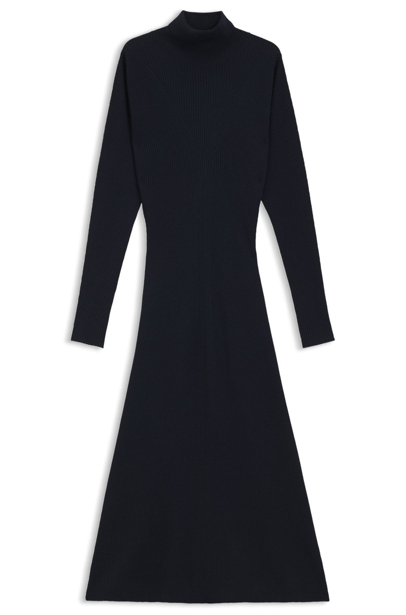ROLLNECK SWEATER DRESS IN VIRGIN WOOL 1