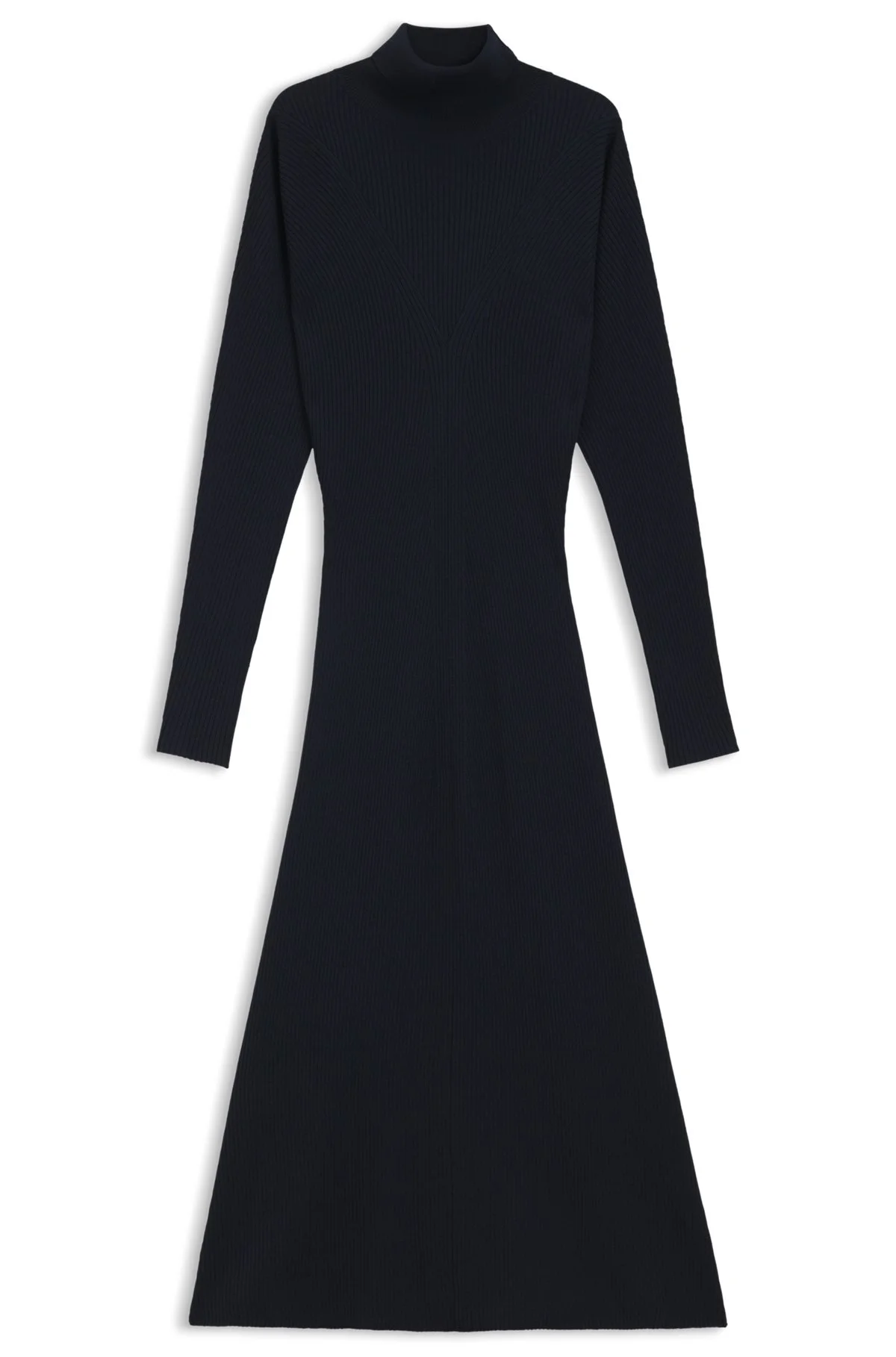 ROLLNECK SWEATER DRESS IN VIRGIN WOOL - 1