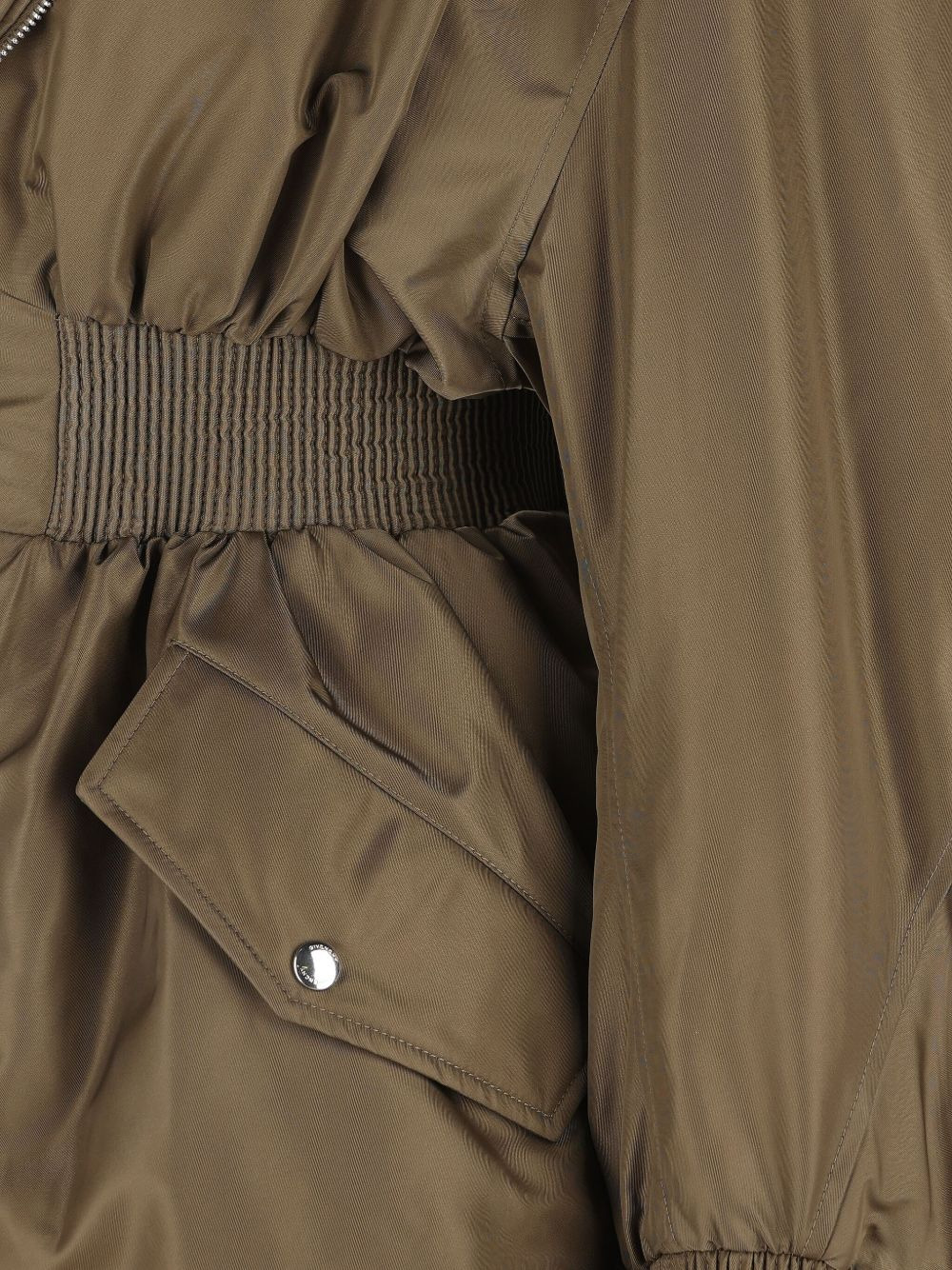 shawl-collar elasticated jacket - 4