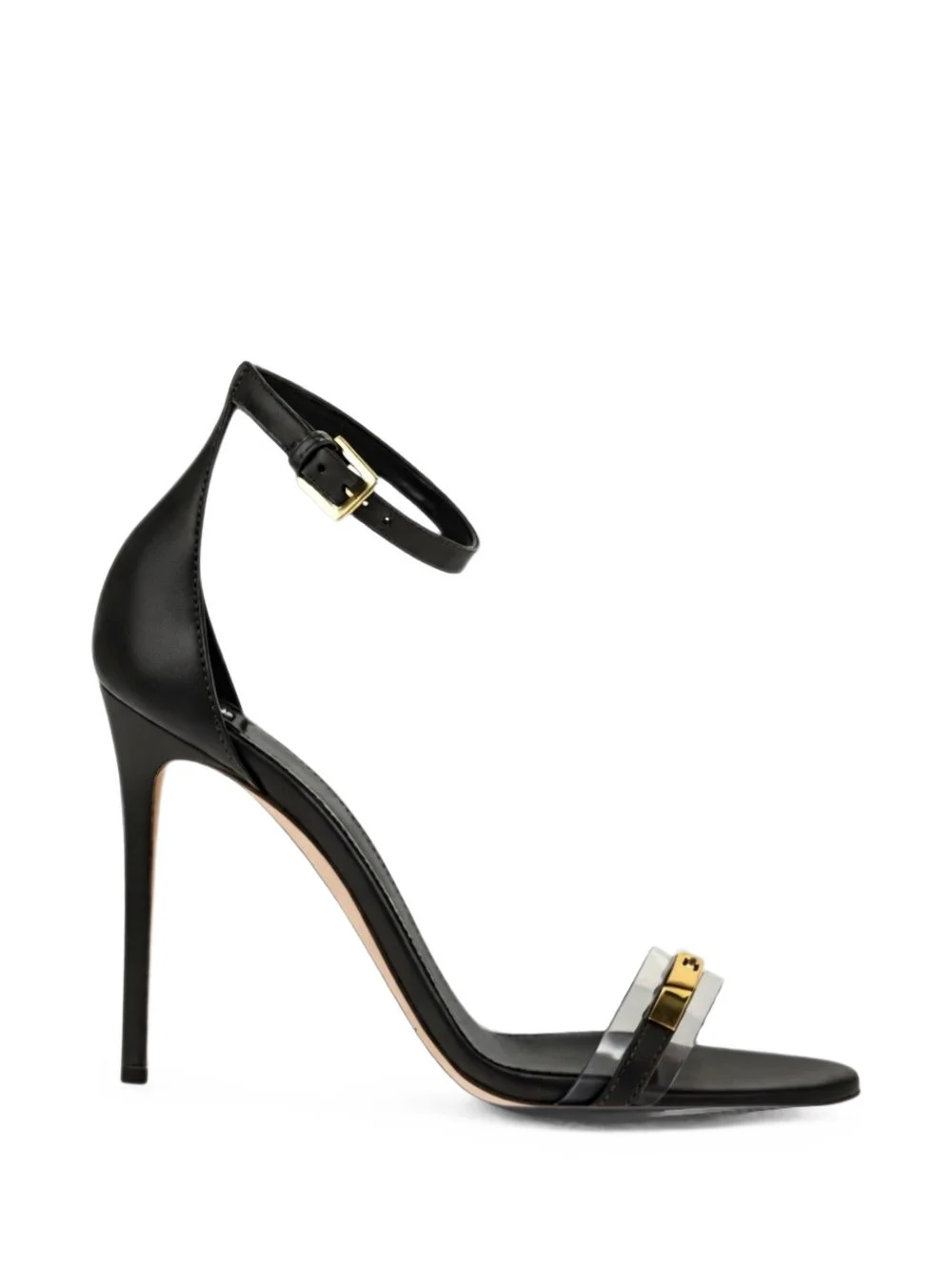 logo-plaque buckle-strap sandals - 1