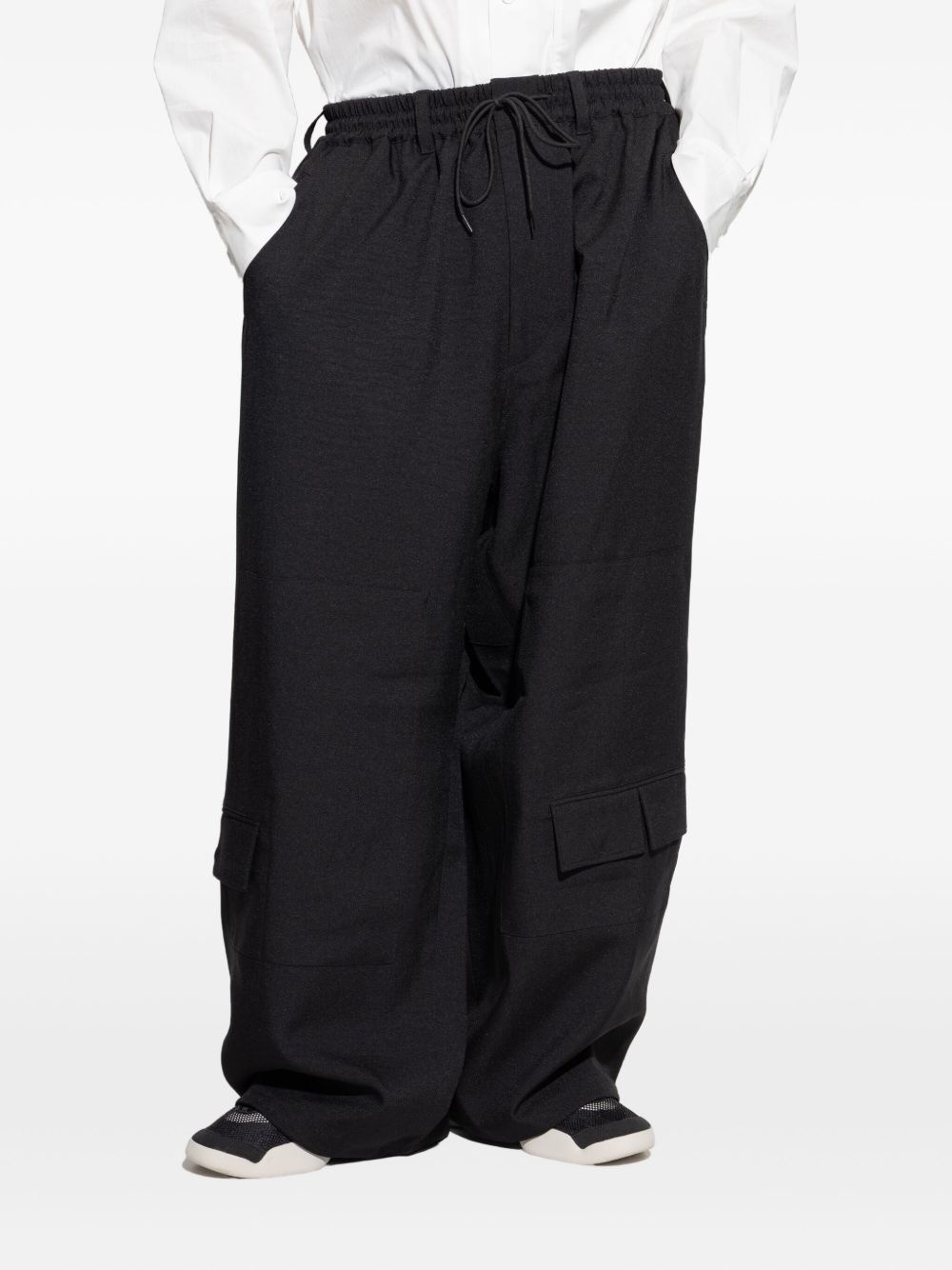 drawstring pocket trousers - 3