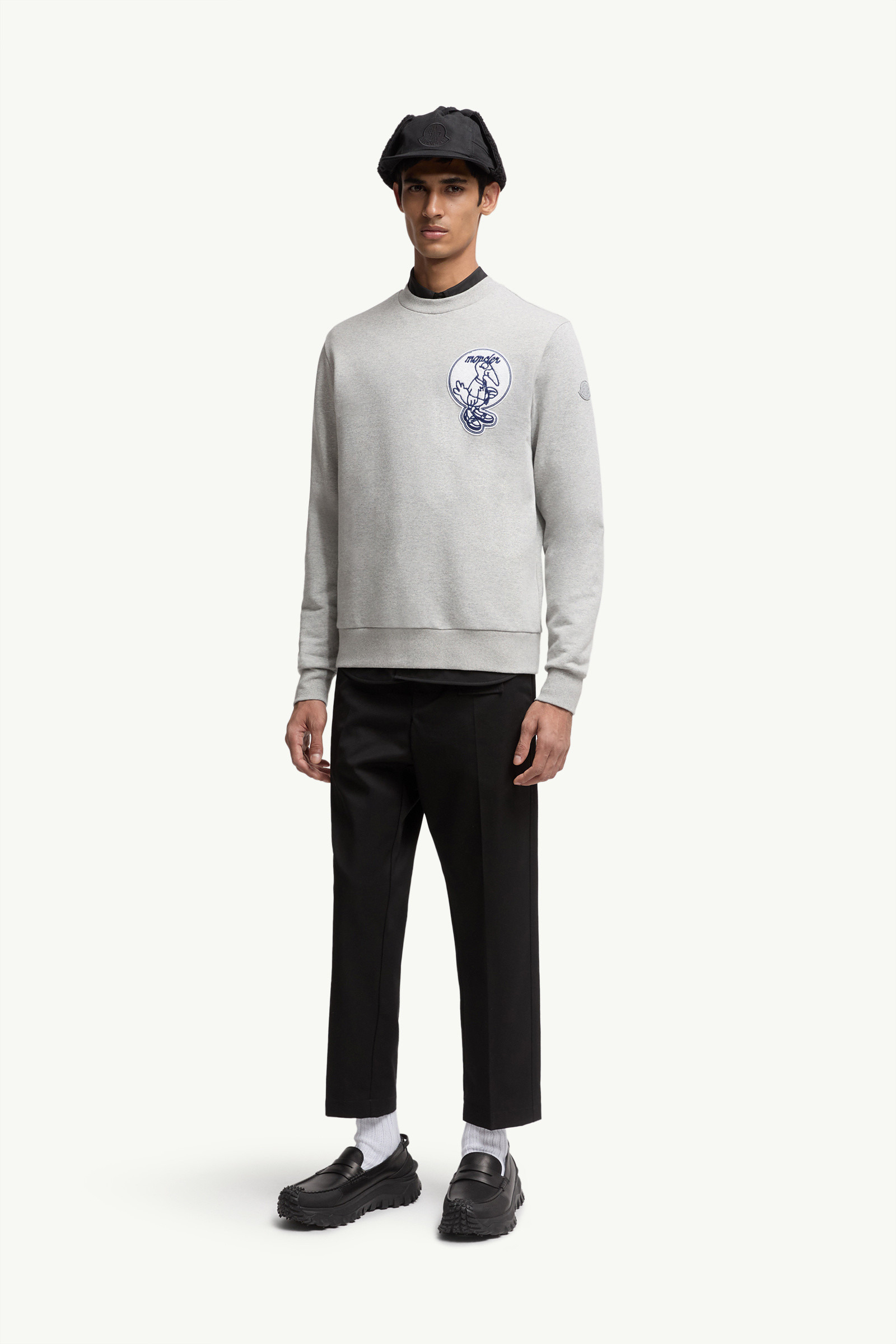 Mascot Patch Cotton Sweatshirt - 2