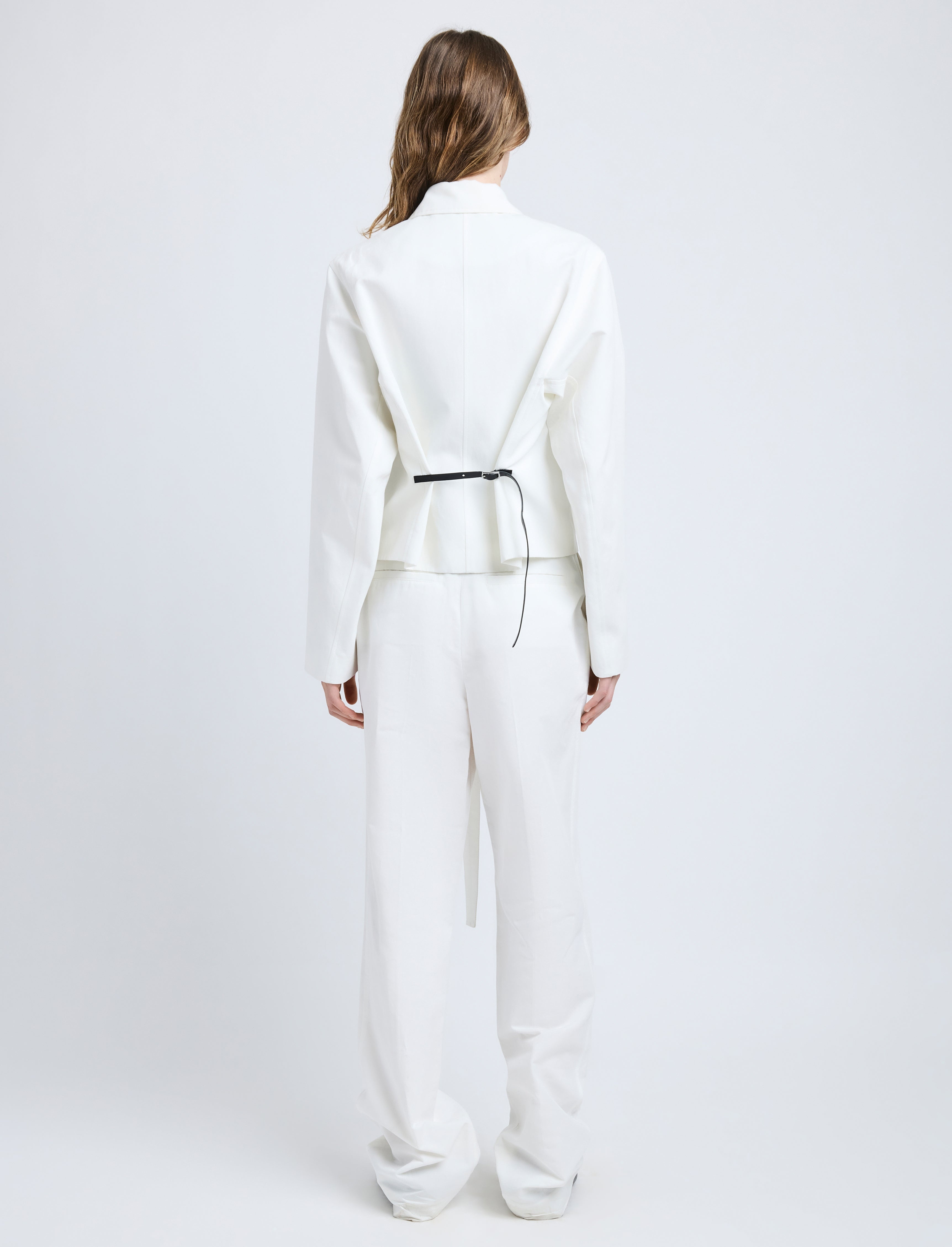 Thelma Jacket in Cotton Linen Suiting - 5