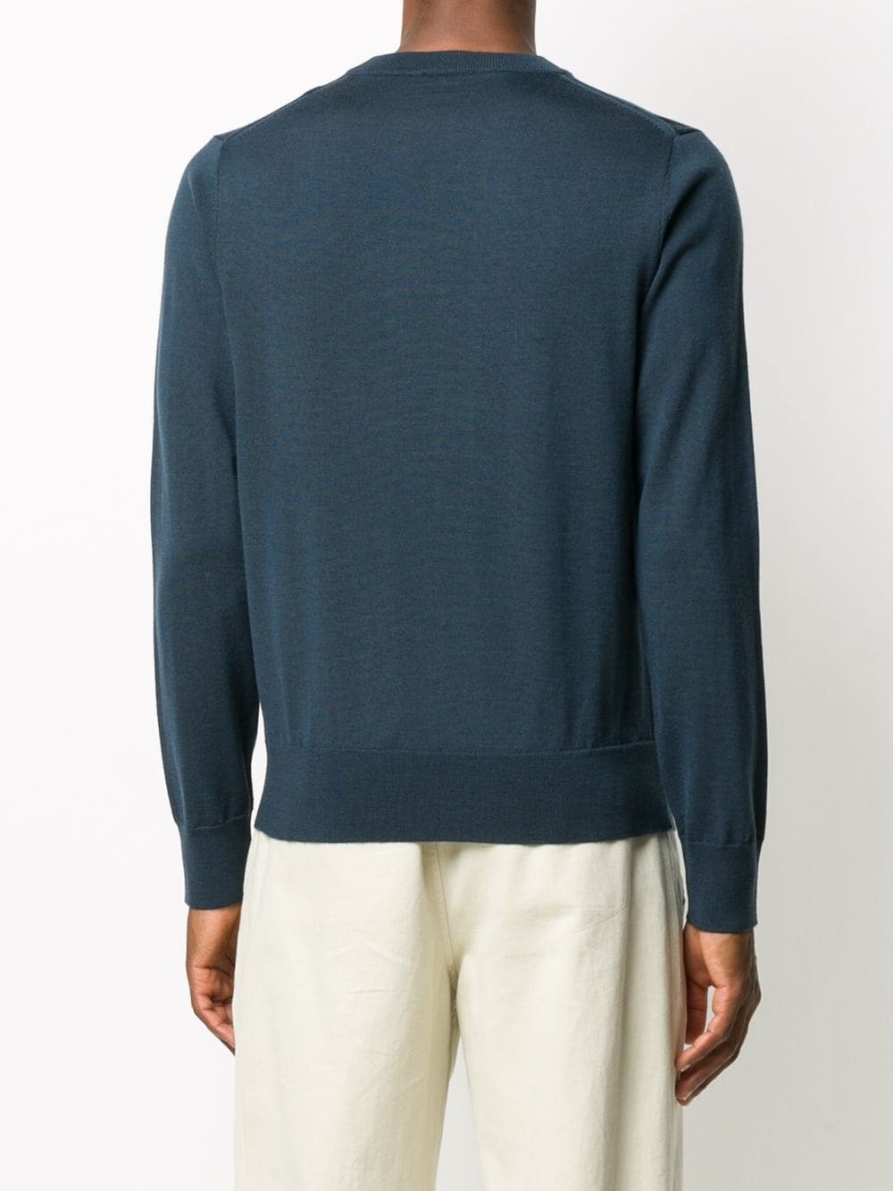 long-sleeve fitted jumper - 4