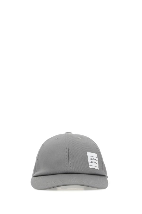 Grey cotton baseball cap - 1