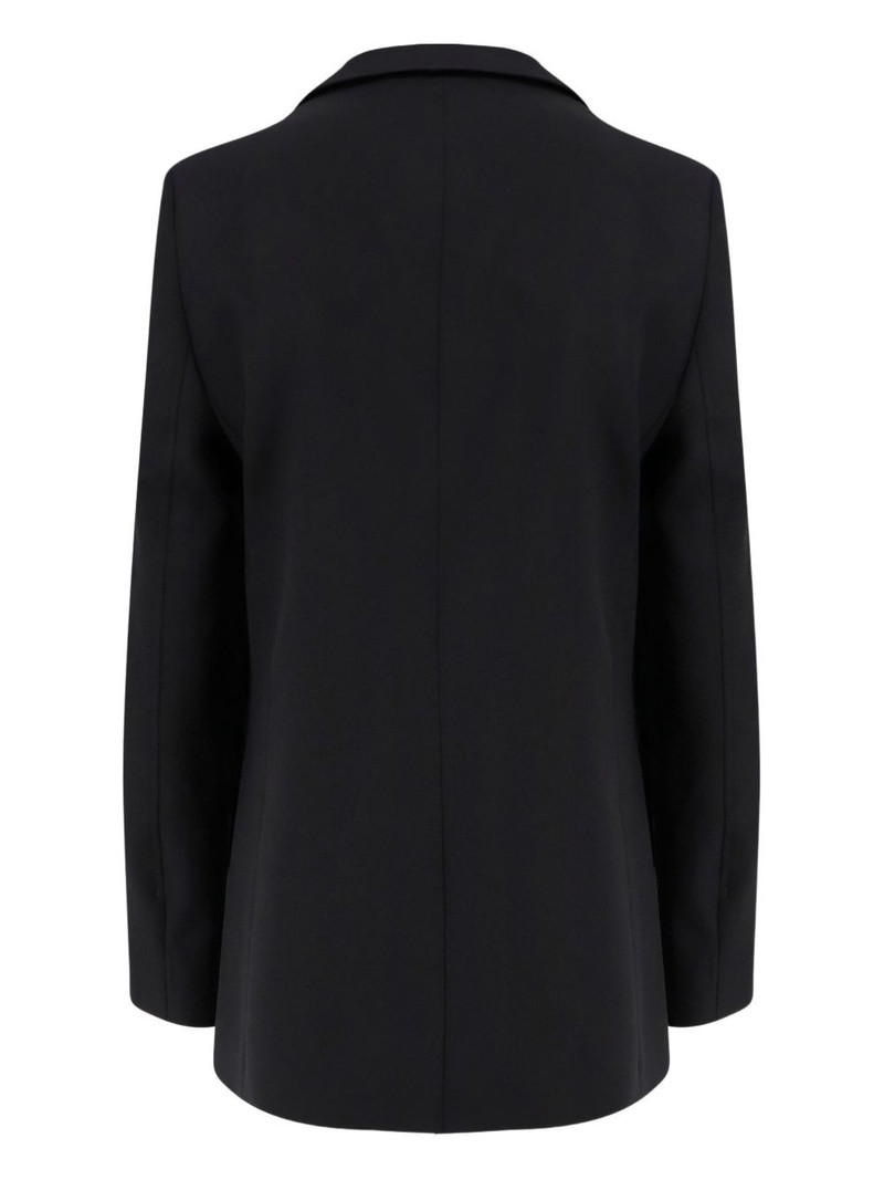 BOSS single-breasted flap-pocket blazer outlook