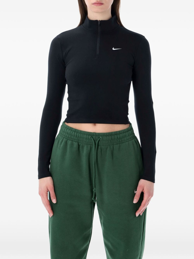 half-zip long-sleeve top 1