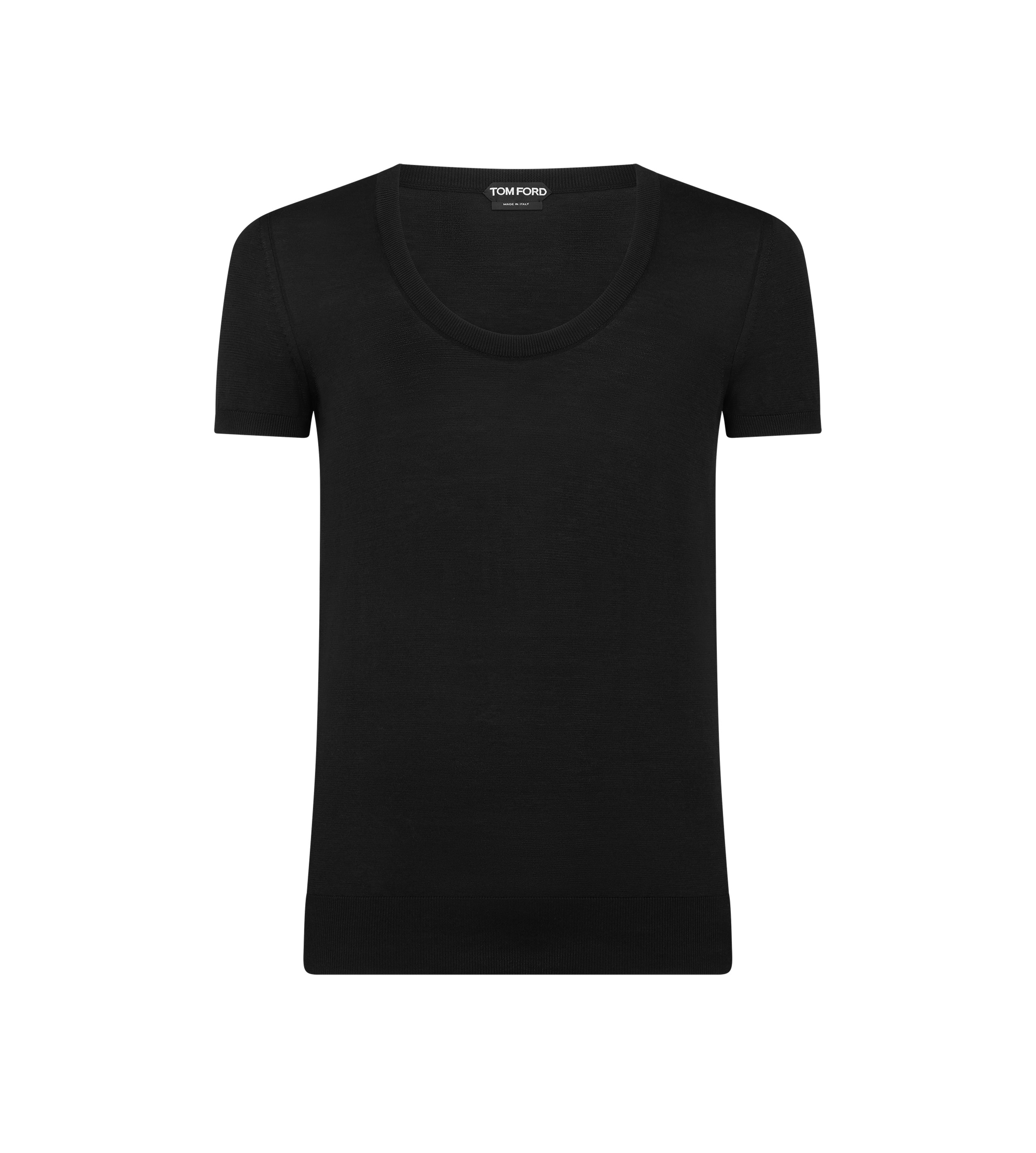 SILK COTTON CREW NECK - 1