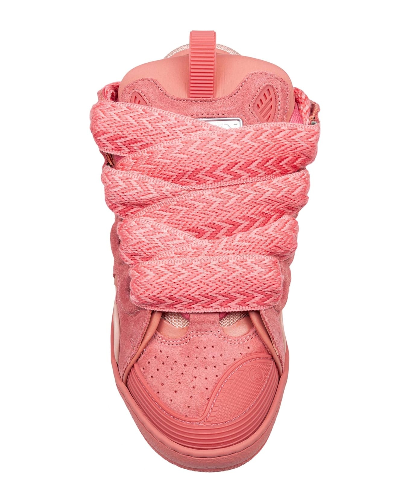 Curb Suede Sneakers Pink Color - 3