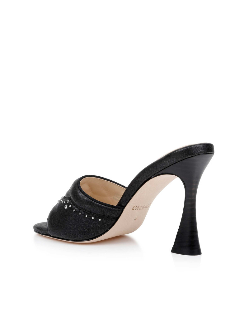 L'AGENCE Lille Leather Open-Toe Mule outlook