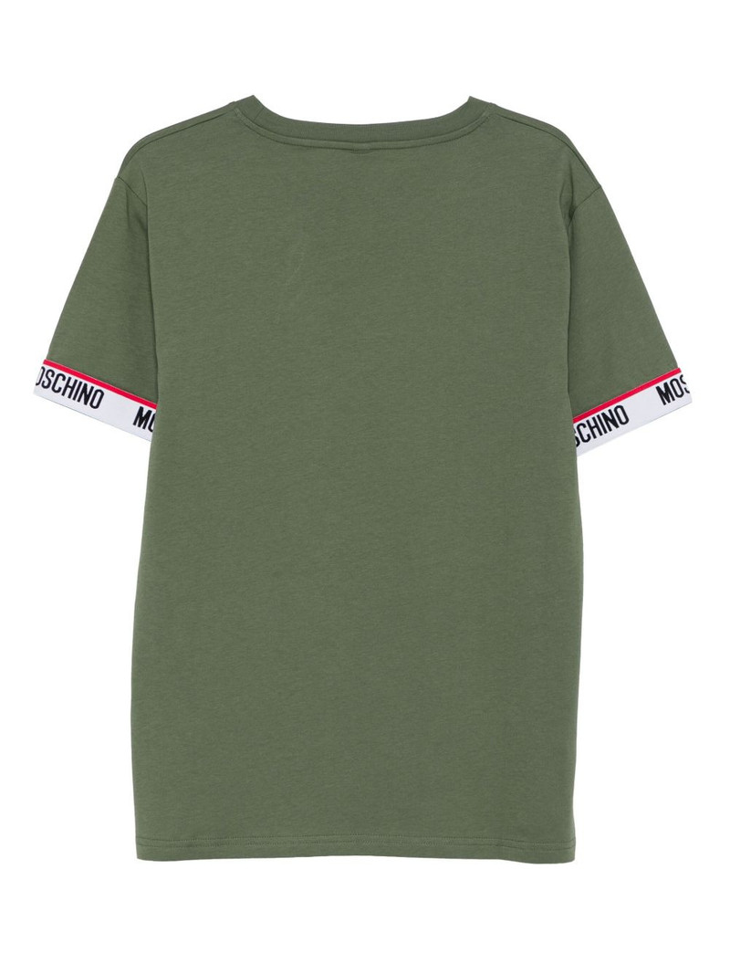 Moschino logo-tape T-shirt outlook
