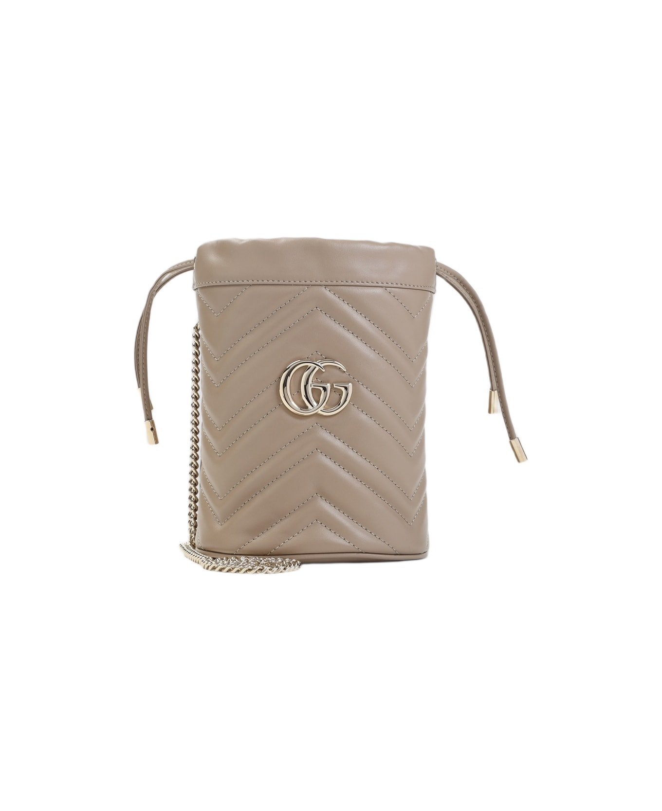 Matelassé Leather Pouch - 1
