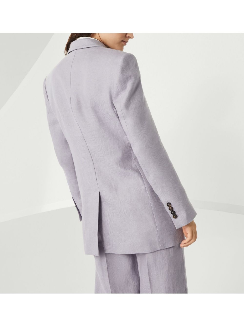 gabardine blazer - 4