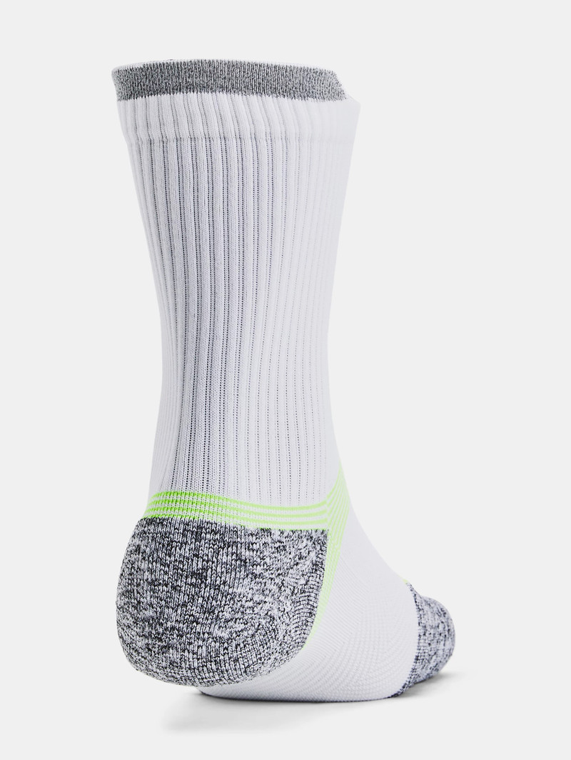 Under Armour Unisex UA ArmourDry® Run Cushion 3-Pack Mid-Crew Socks outlook