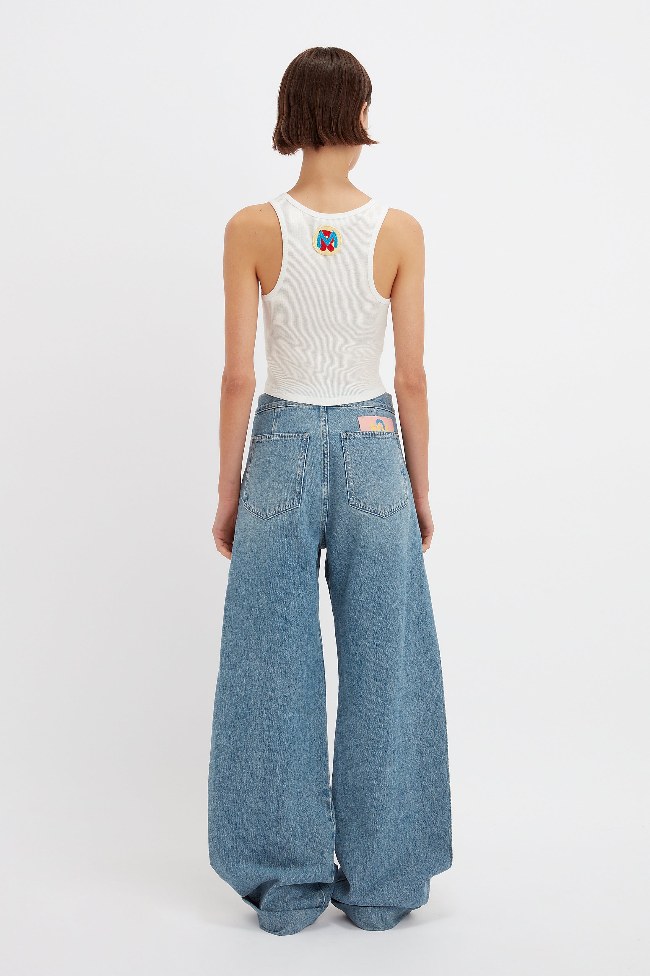 Victoria Beckham: Blue Mia Regan Edition Sailor Jeans