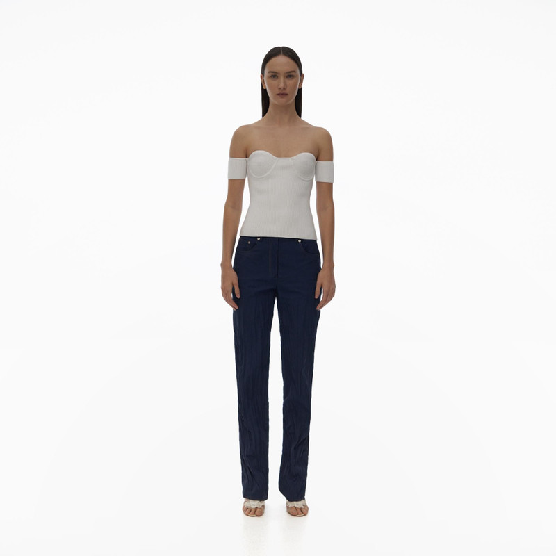 Helmut Lang RIBBED CONTOUR TOP outlook