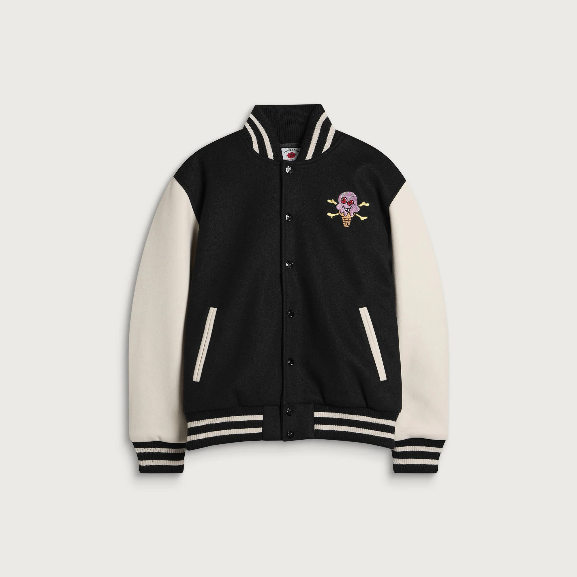 ICECREAM Cones & Bones Varsity Jacket - 1