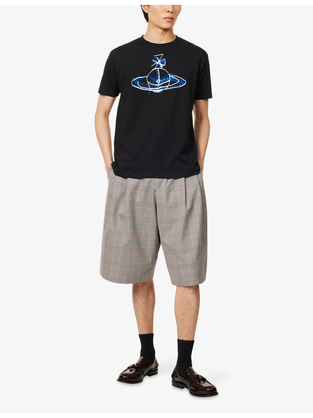 Drawn Orb Crewneck Cotton-Jersey T-Shirt - 2