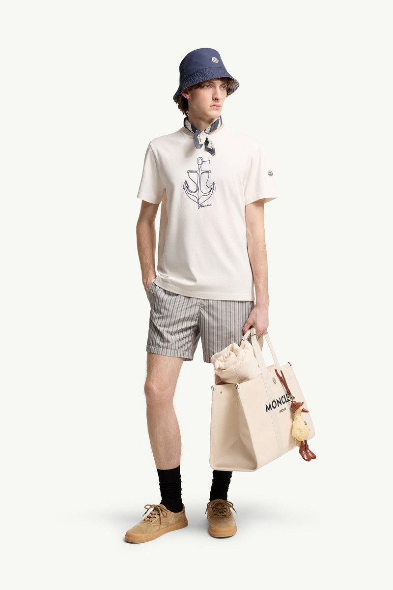 Moncler Embroidered Cotton T-Shirt outlook