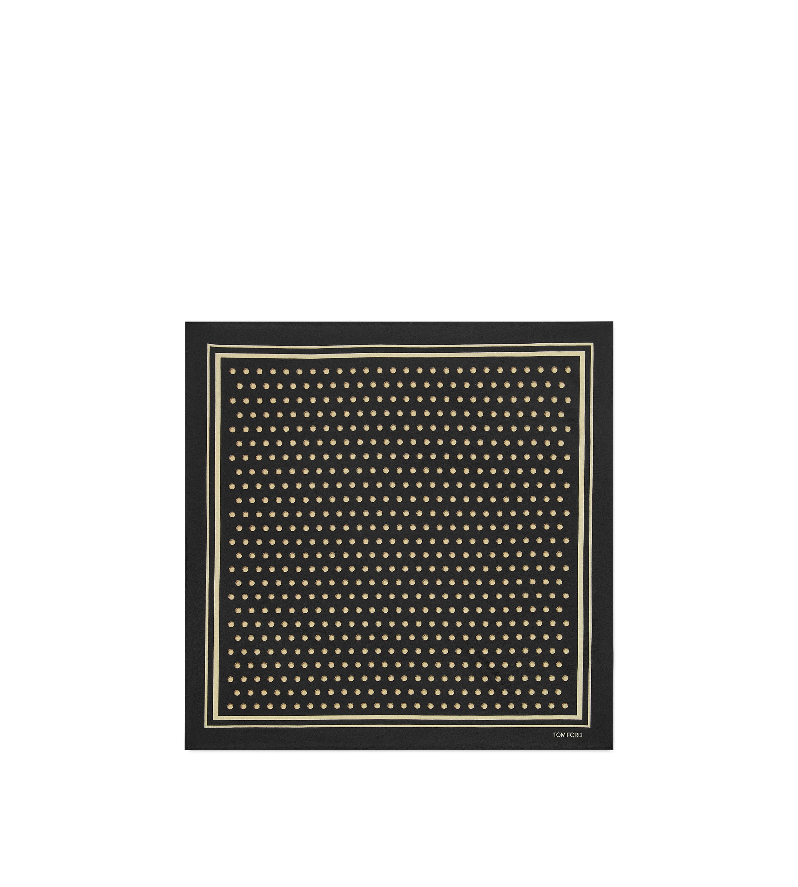 POLKA DOT SQUARE DESIGN POCKET SQUARE - 1