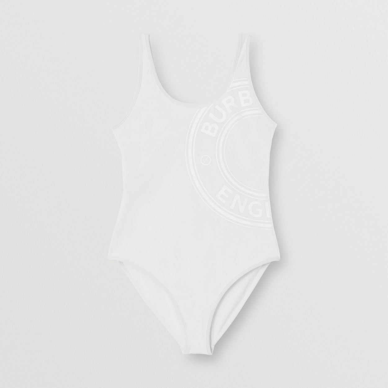Logo Graphic Stretch Nylon Swimsuit - 1