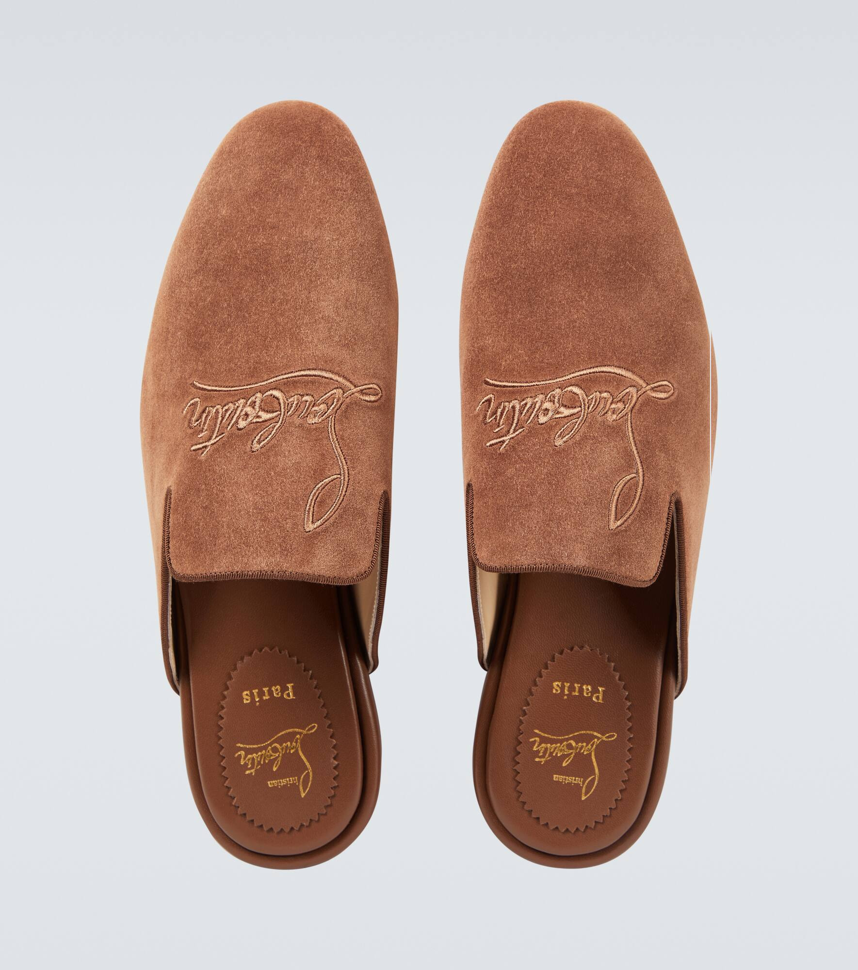 Exclusive to Mytheresa – Navy Coolito Flat mules - 4