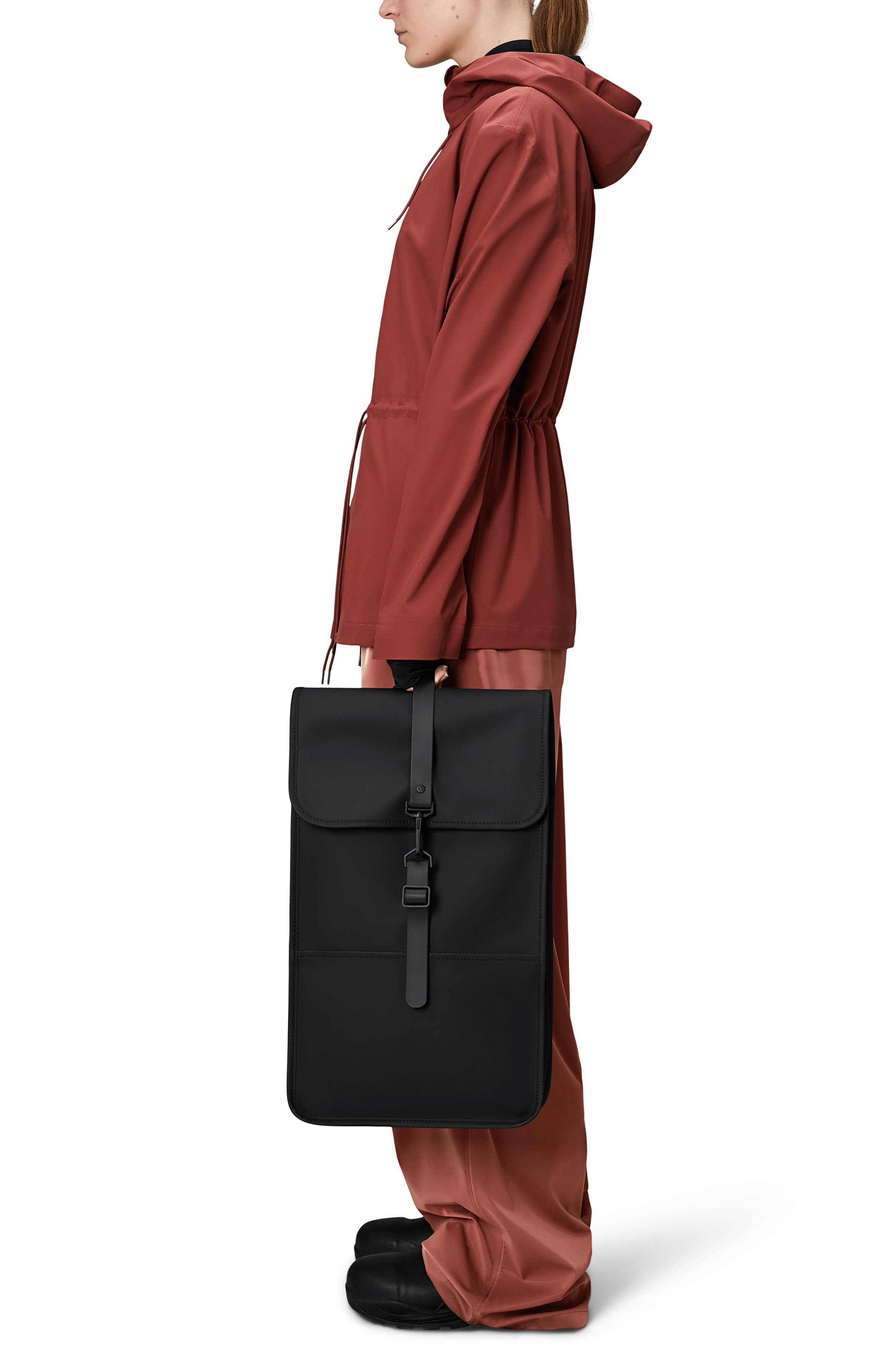 Rains Waterproof Backpack in Black at Nordstrom - 3