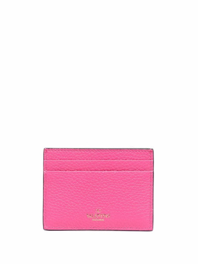 Valentino Rockstud leather cardholder outlook