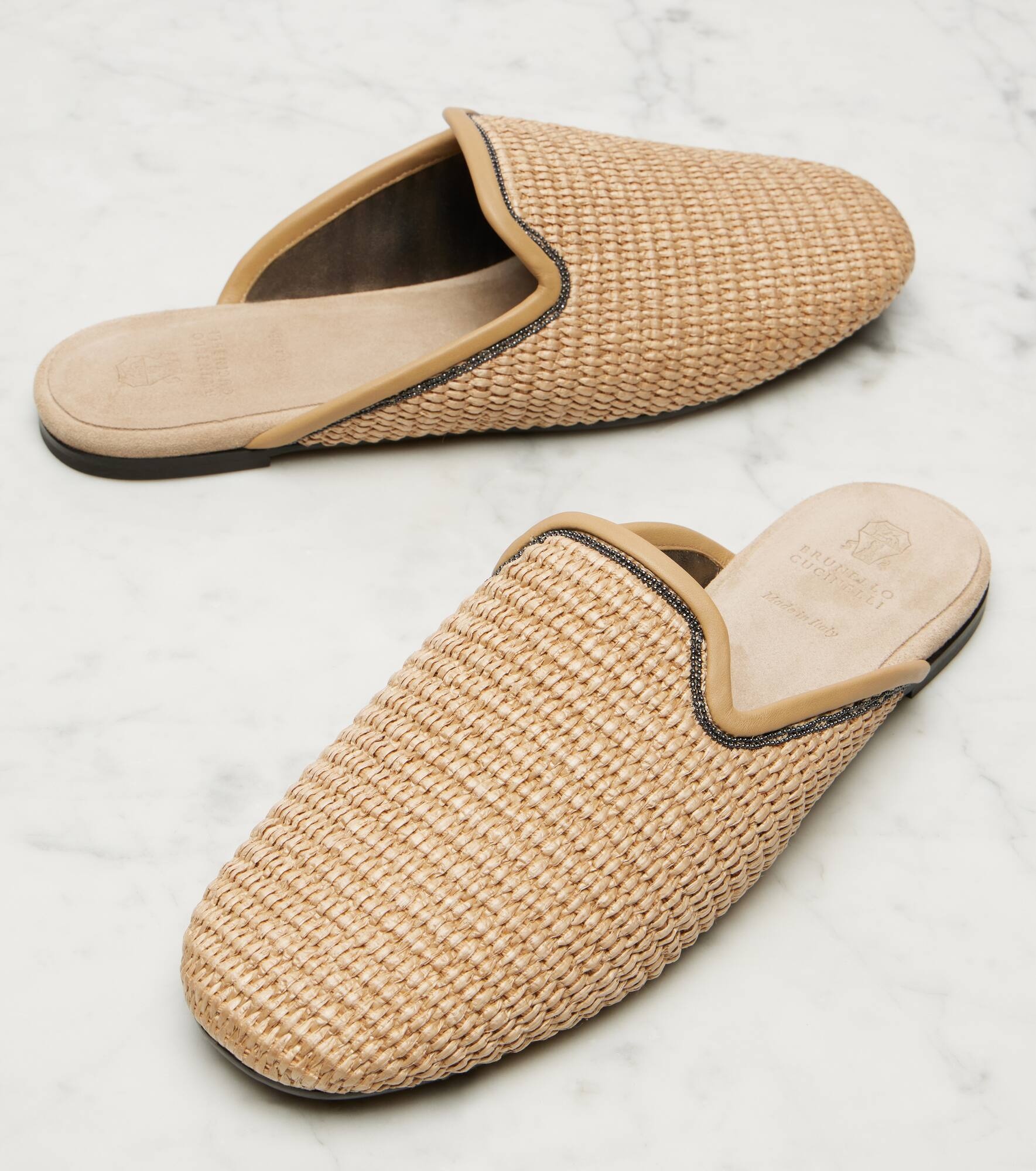 Monili raffia mules - 5
