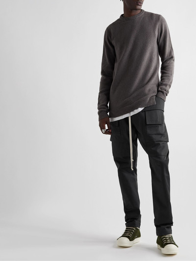 Rick Owens DRKSHDW Gethsemane Creatch Cotton-Twill Drawstring Cargo Trousers outlook