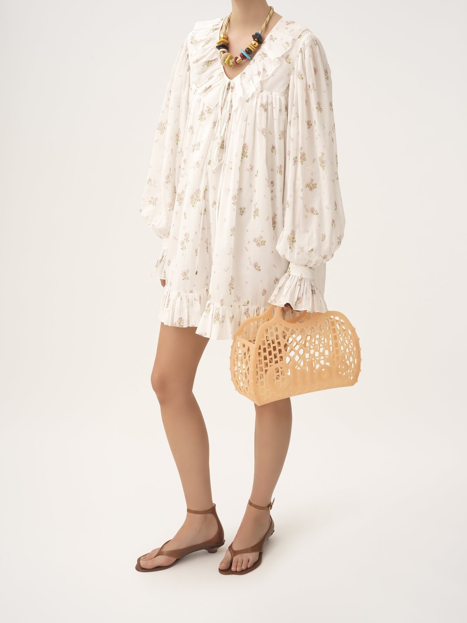 CHLOÉ CAGE TOTE BAG IN JELLY - 7
